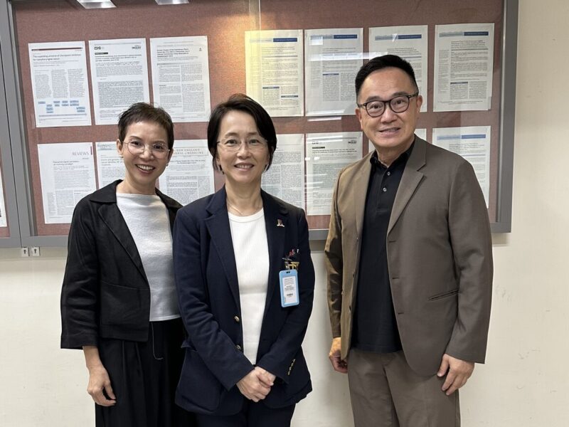 Norman Ng Brings Forward Patient Voices Thanking Prof. Ma and CUHK Trial Center