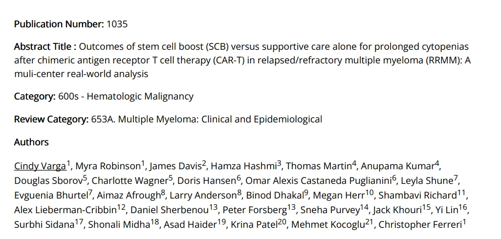 Vincent Rajkumar's Top 5 ASH25 Myeloma Abstracts