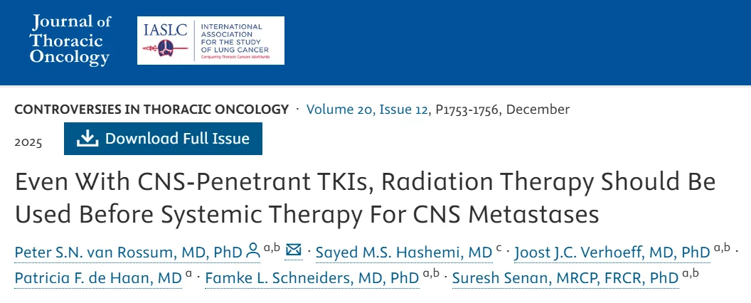 Laura Alder: Which Should Come First for CNS Metastases - Radiation Therapy or CNS-Penetrant TKIs? 2 Laura Alder