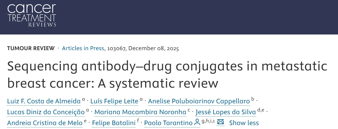 Paolo Tarantino: Do ADCs Work When Used in Sequence? 2 ADCS