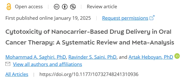 A New Invention: Nanoparticle-Based Salivary Biosensor for Early Detection of Oral Squamous Cell Carcinoma 2 A New Invention: Nanoparticle-Based Salivary Biosensor for Early Detection of Oral Squamous Cell Carcinoma