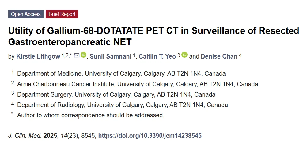 Thor Halfdanarson: The Role of SSTR PET in Postoperative Surveillance of Gastroenteropancreatic NET 2 Thor Halfdanarson