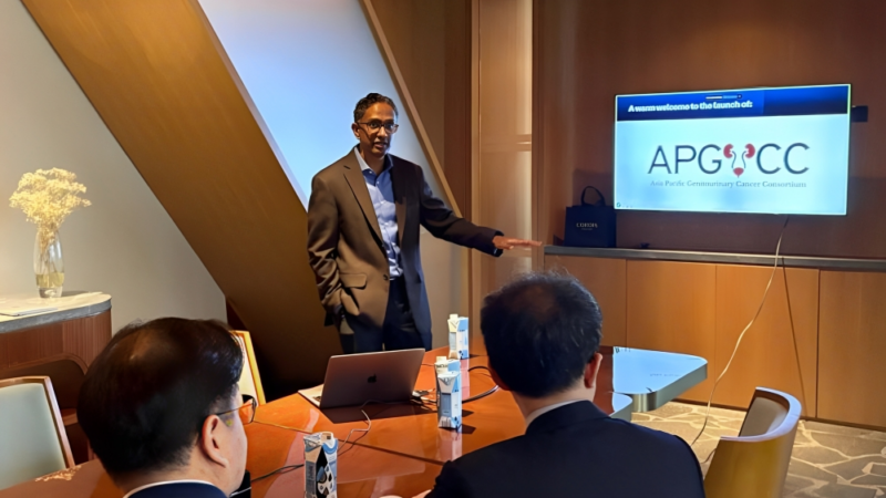 Ravindran Kanesvaran: A Milestone for our Region - The Launch of Asia Pacific GU Cancer Consortium 2 Ravindran Kanesvaran