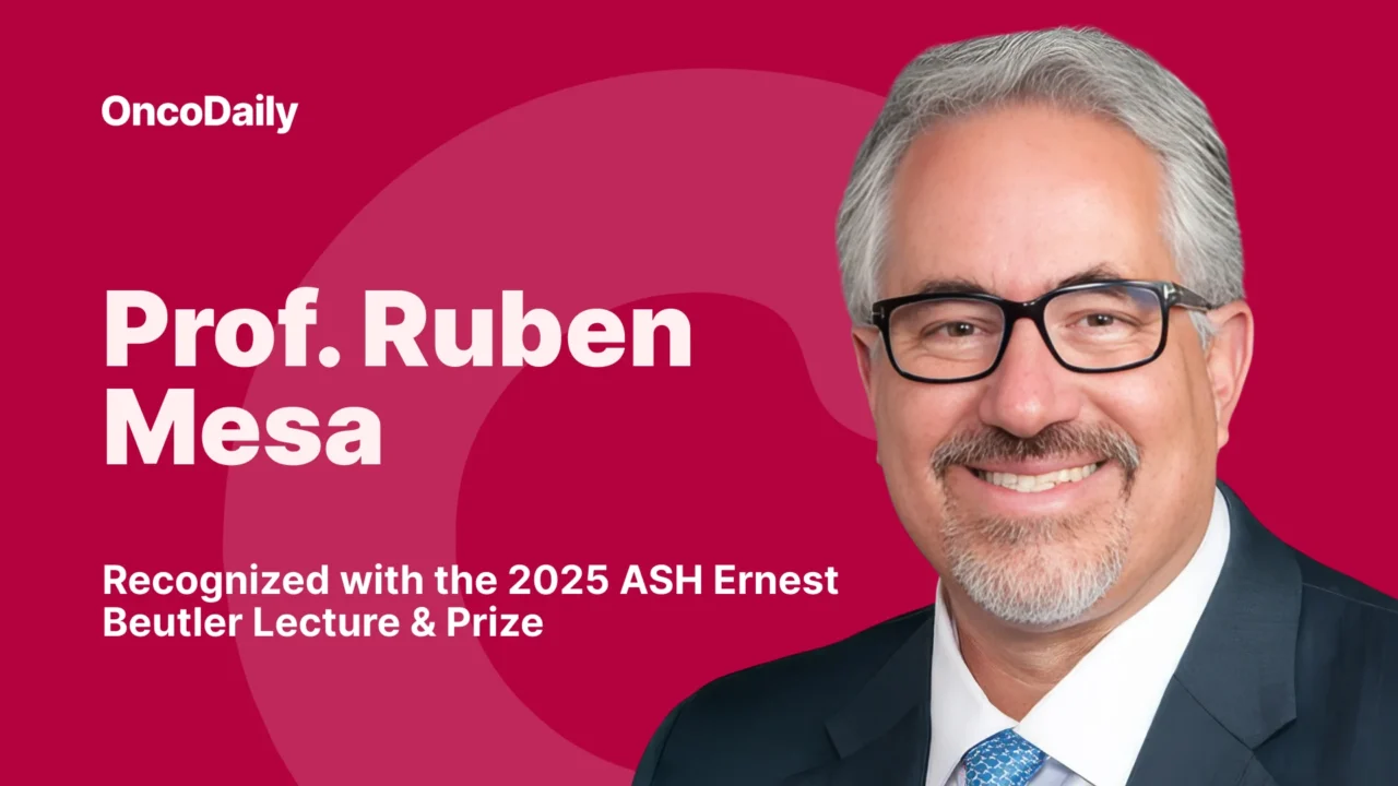 Prof. Ruben Mesa Recognized with the 2025 ASH Ernest Beutler Lecture and Prize