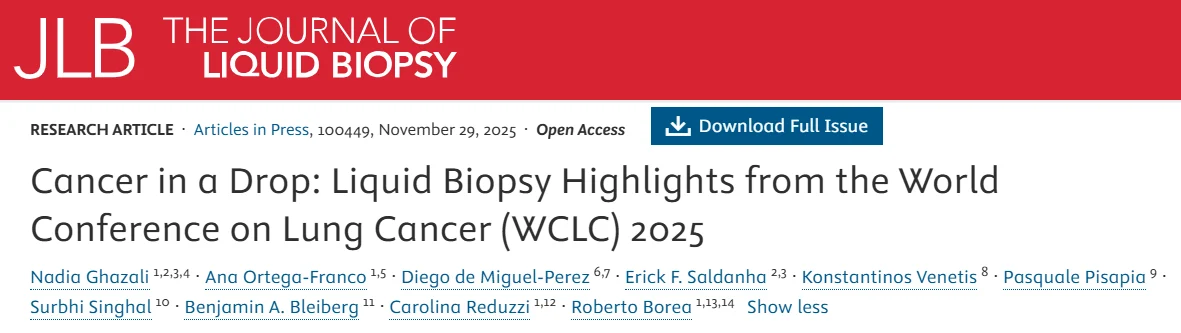 Nadia Ghazali: Key Liquid Biopsy Highlights from WCLC 2025 2 Nadia Ghazali: Key Liquid Biopsy Highlights from WCLC 2025