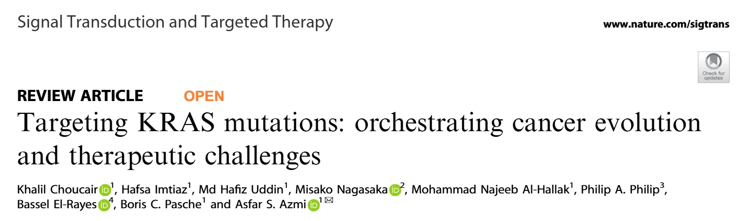 Boris Pasche: One of the Most Detailed Reviews of KRAS as a Therapeutic Target 2 Boris Pasche: One of the Most Detailed Reviews of KRAS as a Therapeutic Target