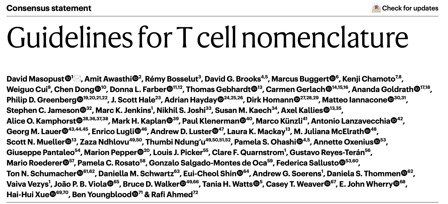 Víctor Albarrán Fernández: Moving Beyond Imperfect Labels Toward a Standardized T-Cell Nomenclature