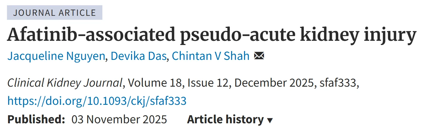 Devika Das: Case Report on TKIs and Pseudo-Acute Kidney Injury