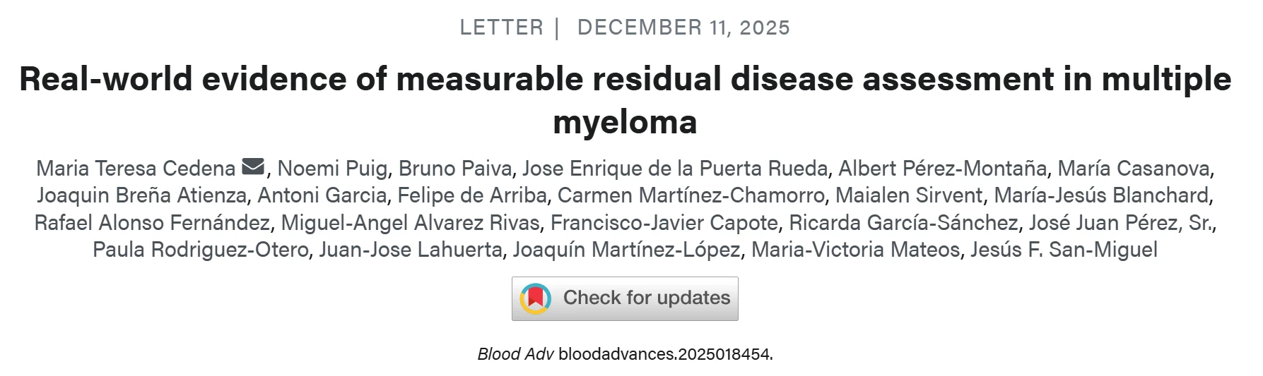 Myeloma Paper of the Day, December 13th, Suggested by Robert Orlowski 2 Myeloma Paper of the Day, December 13th, Suggested by Robert Orlowski