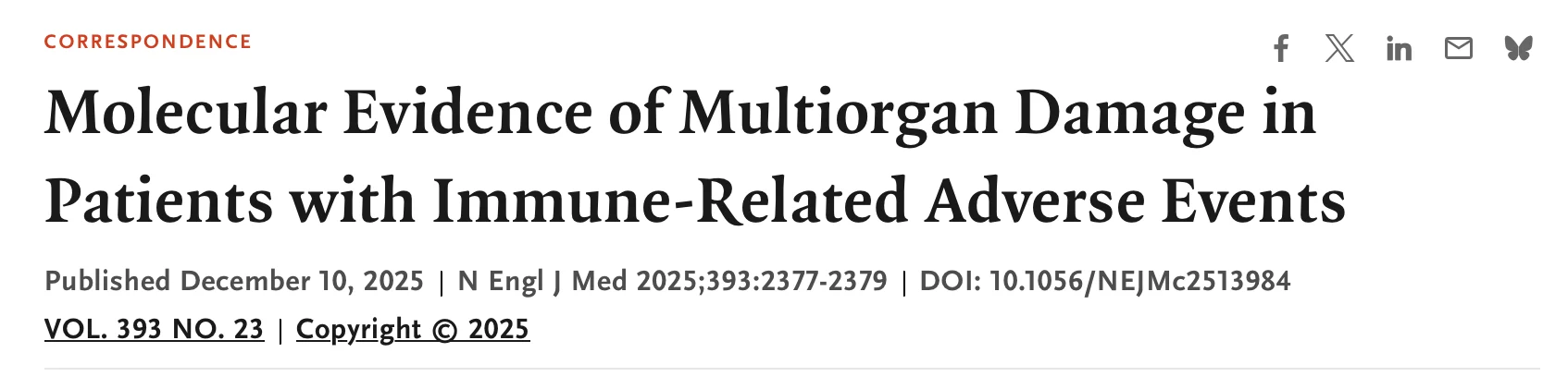 Vivek Subbiah: Cell-Free DNA Methylation Profiling Reveals Immune-Related Organ Damage in Patients Receiving ICIs 2 Vivek Subbiah: Cell-Free DNA Methylation Profiling Reveals Immune-Related Organ Damage in Patients Receiving ICIs