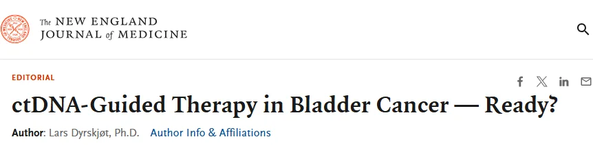 Lars Dyrskjøt: ctDNA-Guided Therapy in Bladder Cancer - Ready?