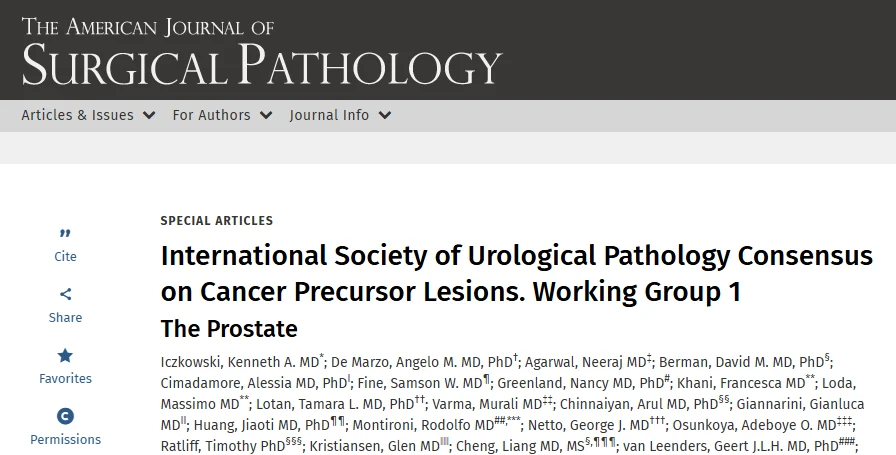 Liang Cheng: Practice - Changing ISUP Consensus Papers