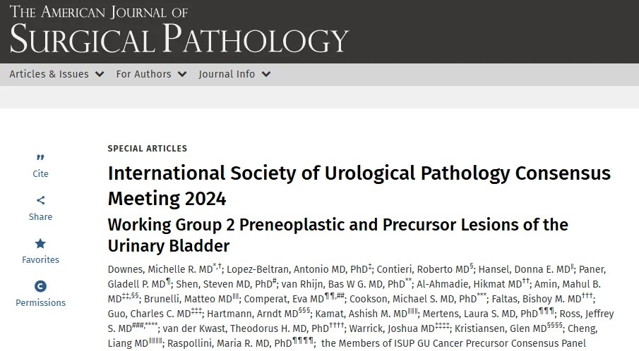 Liang Cheng: Practice - Changing ISUP Consensus Papers