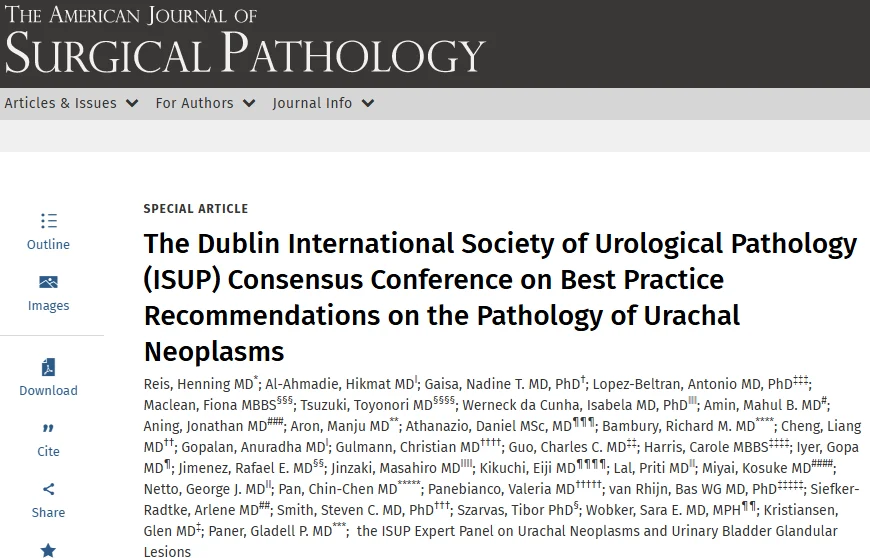 Liang Cheng: Practice - Changing ISUP Consensus Papers