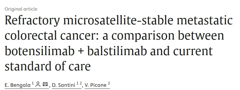 Botensilimab + Balstilimab in Refractory MSS mCRC: Insights from an ESMO Analysis - Agenus 2 Agenus Botensilimab