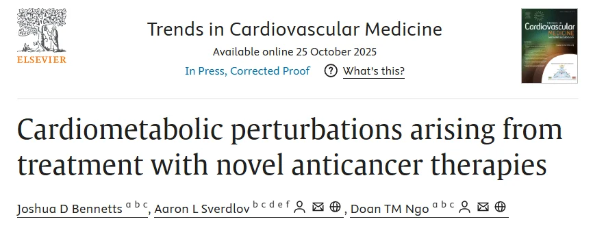 Aaron Sverdlov: Cardiometabolic Effects of Novel Anticancer Therapies 2 Aaron Sverdlov