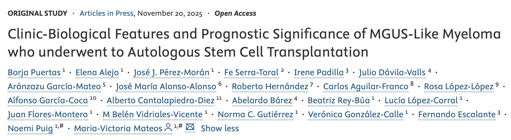 Myeloma Paper of the Day, December 25th, Suggested by Robert Orlowski