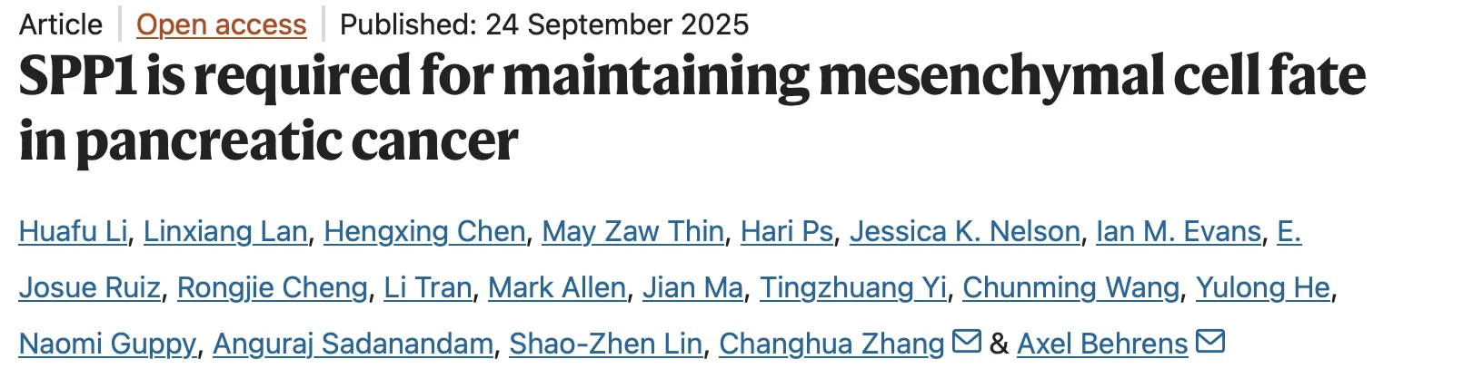 Anirban Maitra: Top Ten Peer-Reviewed Publications in Pancreatic Cancer Research and Clinical Care