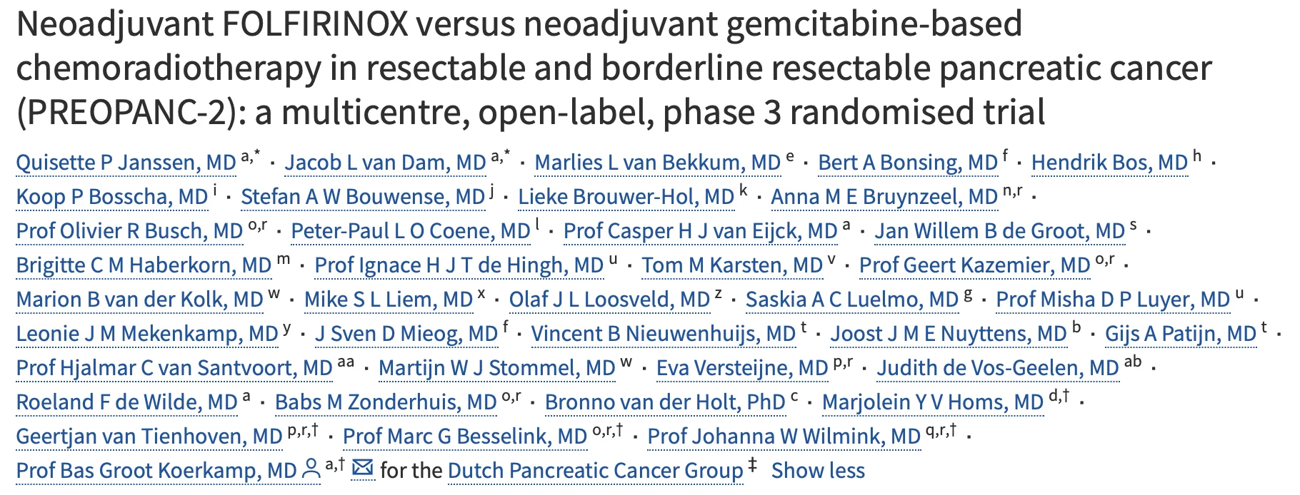 Anirban Maitra: Top Ten Peer-Reviewed Publications in Pancreatic Cancer Research and Clinical Care