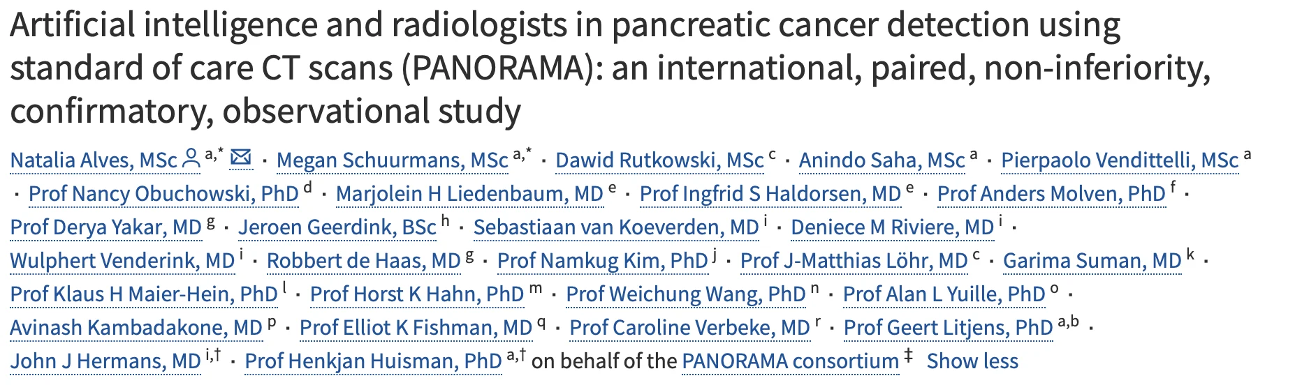 Anirban Maitra: Top Ten Peer-Reviewed Publications in Pancreatic Cancer Research and Clinical Care