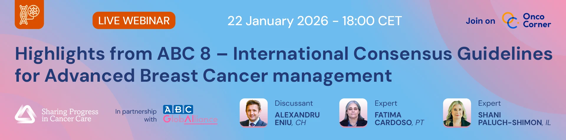 Highlights from ABC 8 - International Consensus Guidelines for Advanced Breast Cancer Management