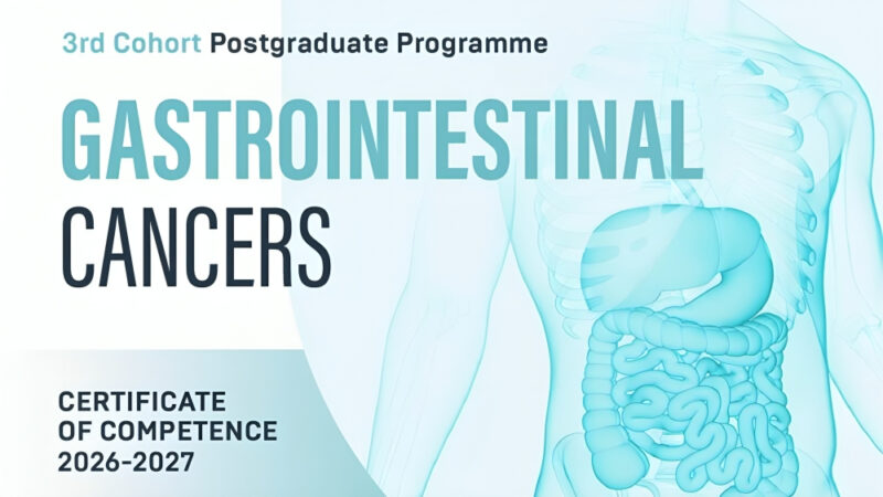 Applications Open for the CAS-GI Academic Certificate – European School of Oncology