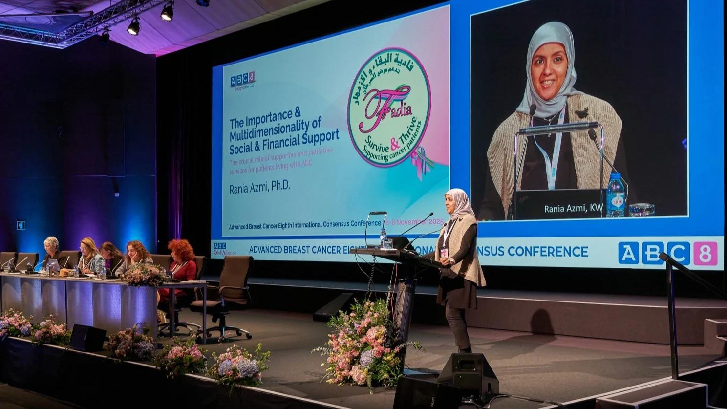 Rania Azmi: ABC8 - Where Cancer Advocacy, Decision-Making, and Finance Intersect 2 Rania Azmi: ABC8 - Where Cancer Advocacy, Decision-Making, and Finance Intersect