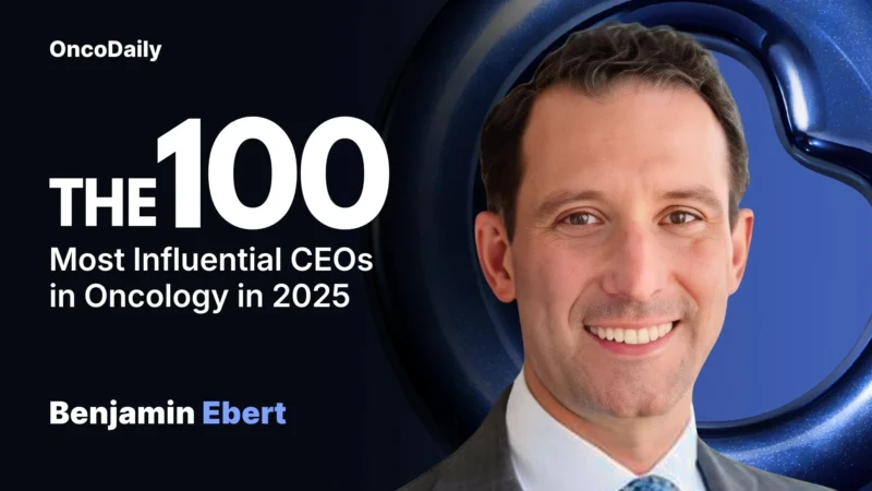 Benjamin L. Ebert Recognized Among The 100 Most Influential CEOs in Oncology in 2025