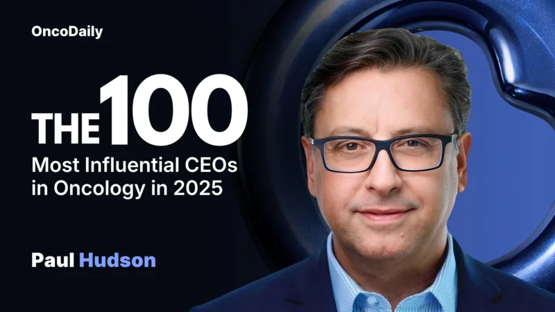 Paul Hudson Recognized Among The 100 Most Influential CEOs in Oncology in 2025