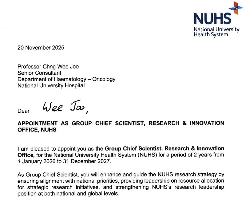 Wee Joo Chng: New Year, New Responsibilities