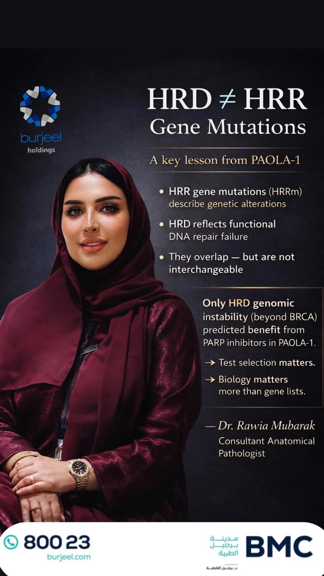 Rawia Mohamed: Understanding the Difference Between HRD and HRR Gene Mutations