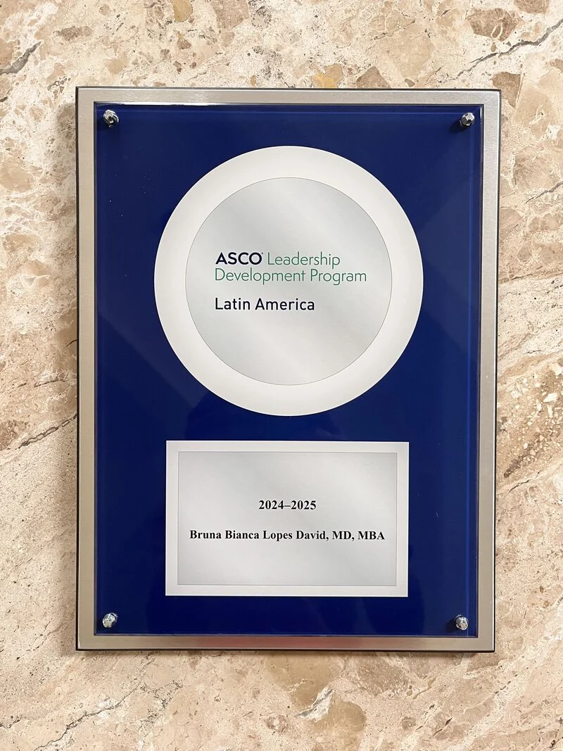 Bruna David: Honored to Join the First ASCO Leadership Group in Latin America 2 Bruna David: Honored to Join the First ASCO Leadership Group in Latin America