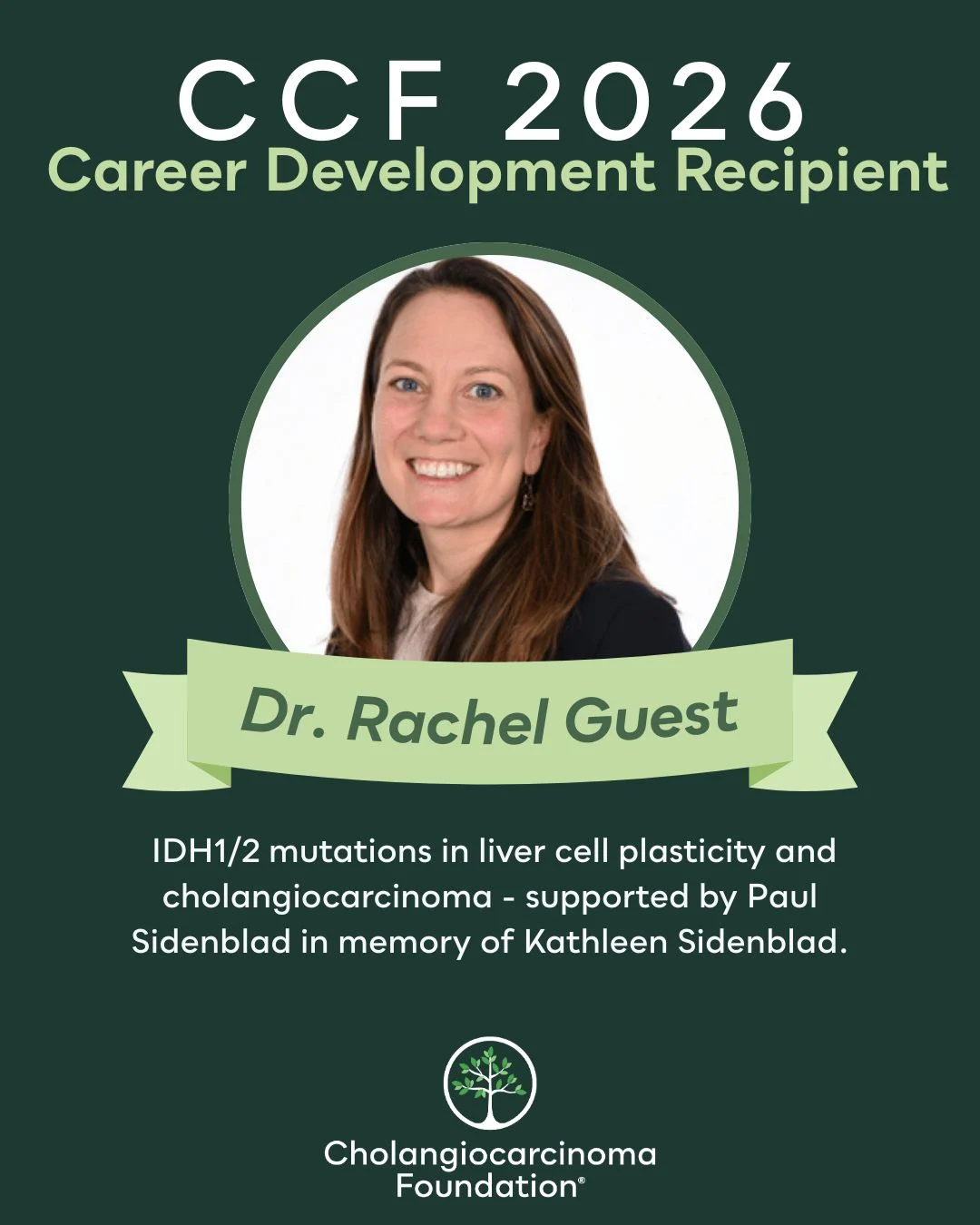 Stacie Lindsey Announces the 2026 Cholangiocarcinoma Foundation Research Awards