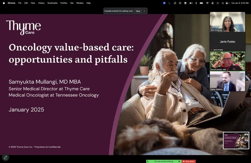 Samyukta Mullangi: Exploring the Future of Value-Based Care in Oncology 2 Samyukta Mullangi: Exploring the Future of Value-Based Care in Oncology