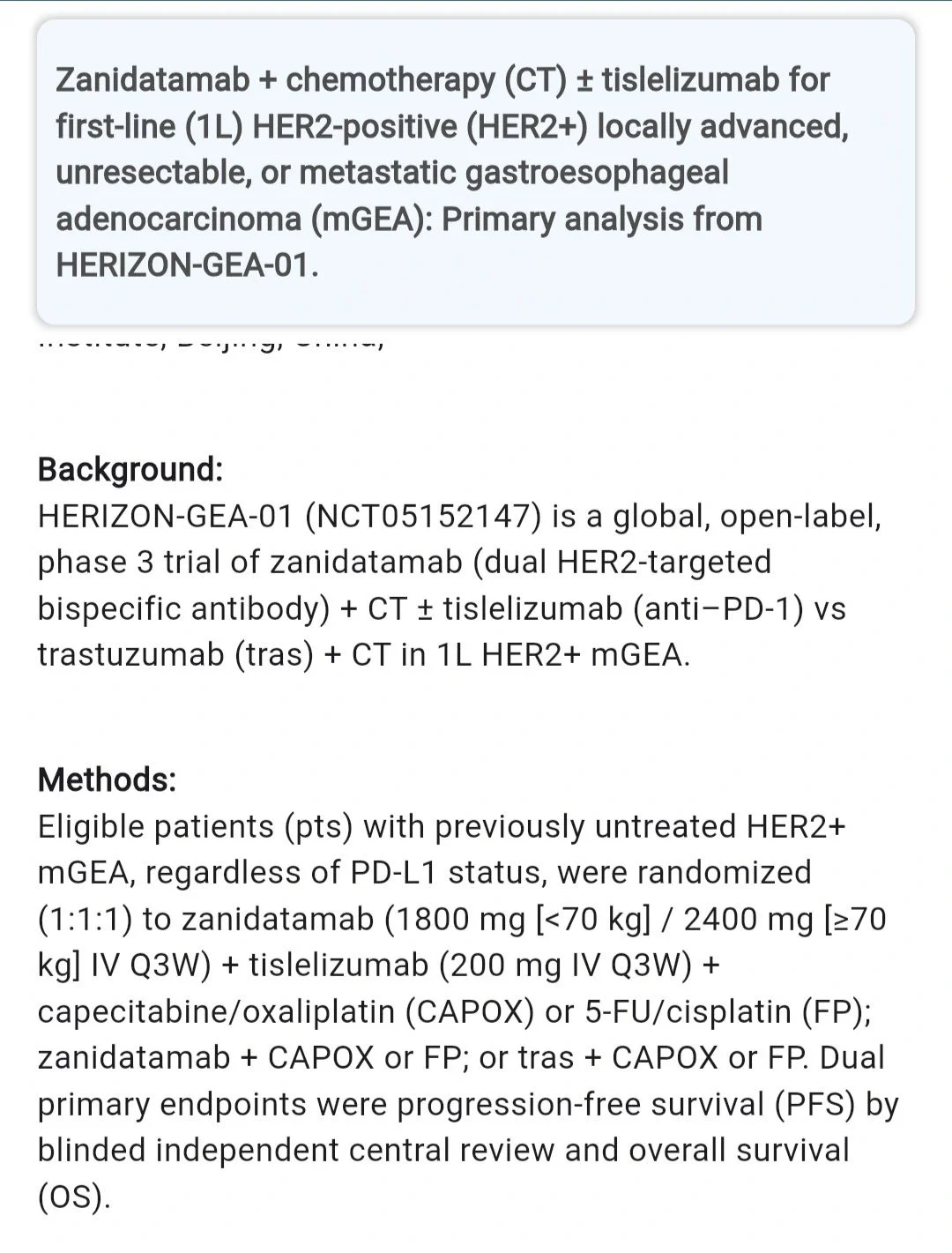 Amol Akhade: HERIZON-GEA-01 Shows Progress in HER2-Positive Gastric Cancer, but With Important Caveats