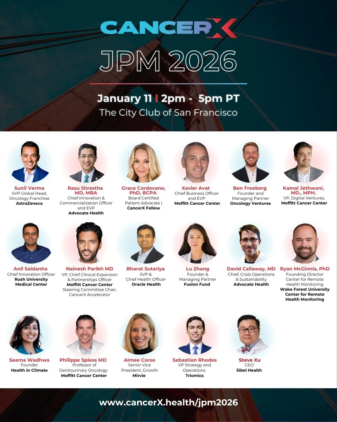 CancerX Launches it's First-Ever Program on Oncology Innovation at JPM 2026