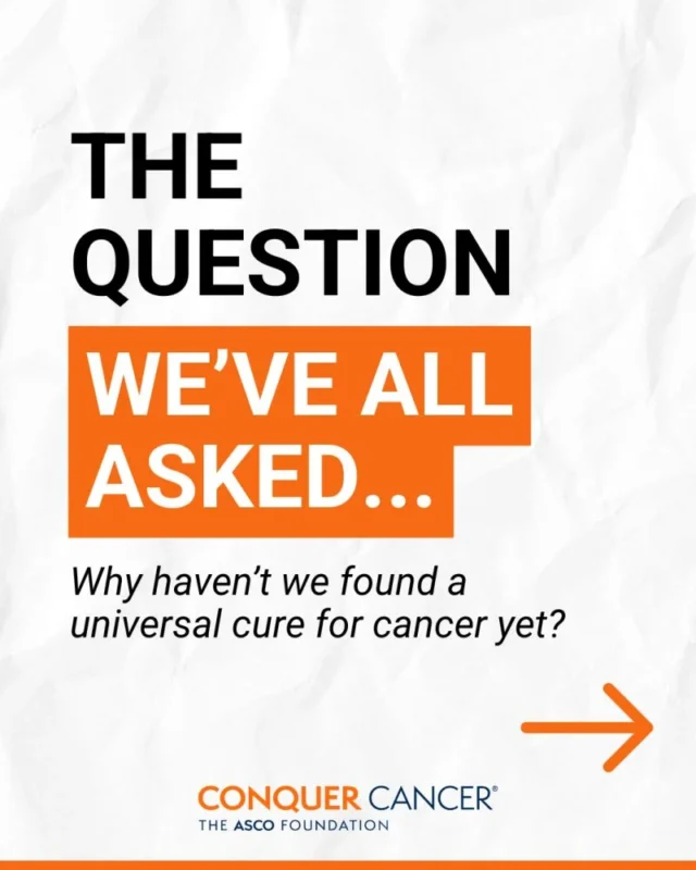After decades of investment in cancer research, why isn't there universal cure yet? - Conquer Cancer, the ASCO Foundation