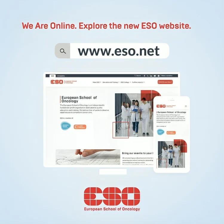 European School of Oncology's New Redisgned Website is Now Live