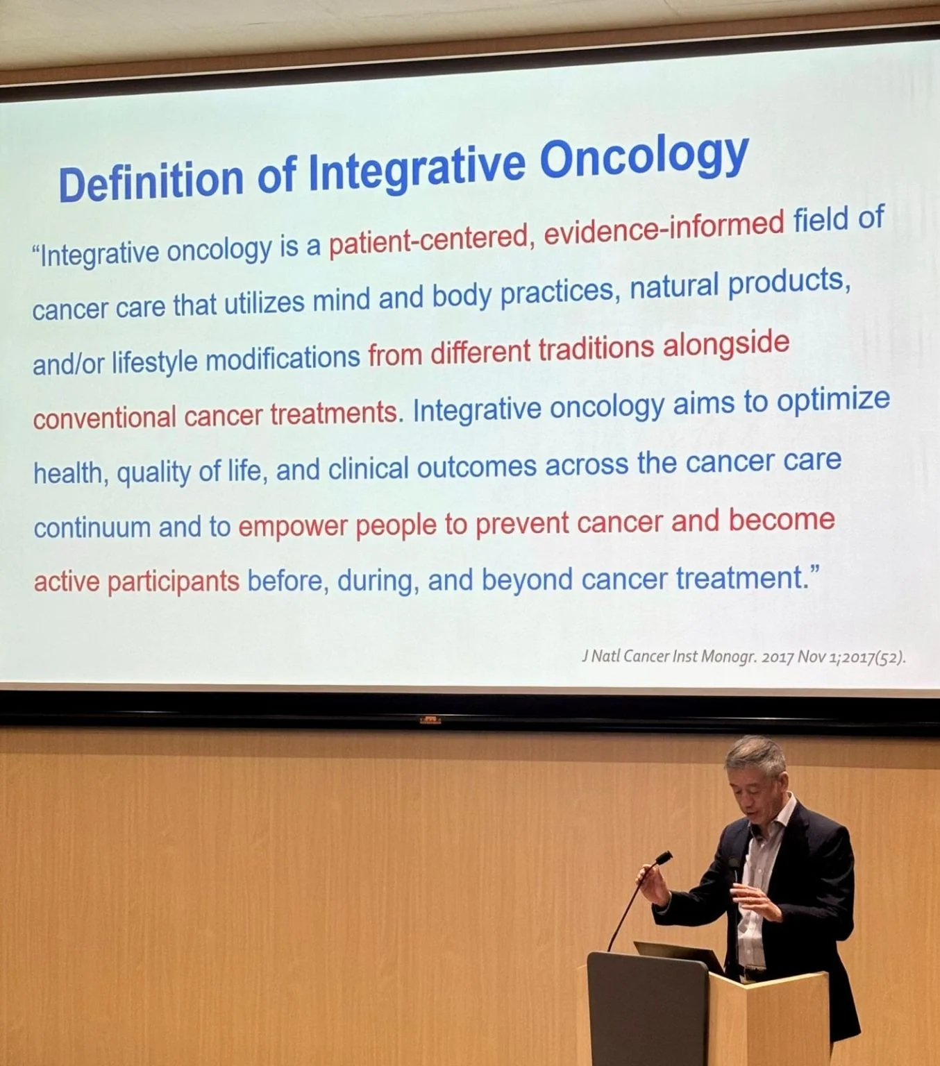 Five Days of Inspiring Conversations on Integrative Oncology - National Cancer Centre Singapore