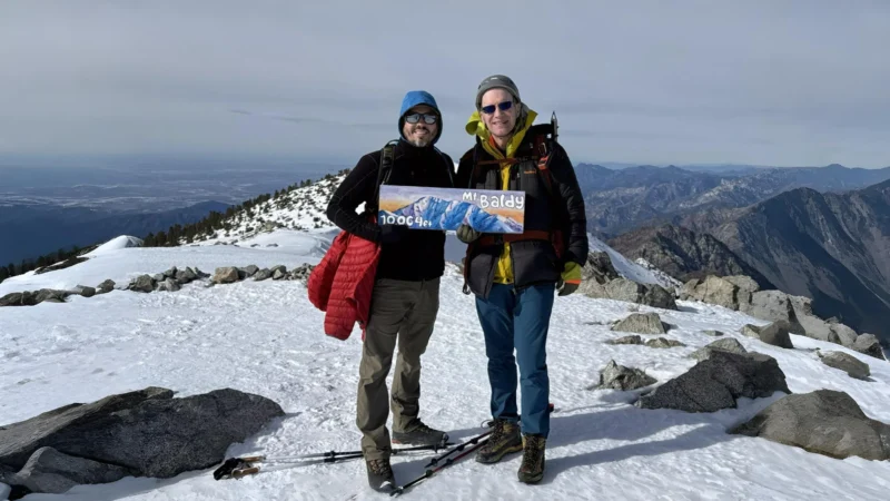 William Dale: A Snowy Climb to the 10K Summit of Mt. Baldy, in Support of Cancer Patients