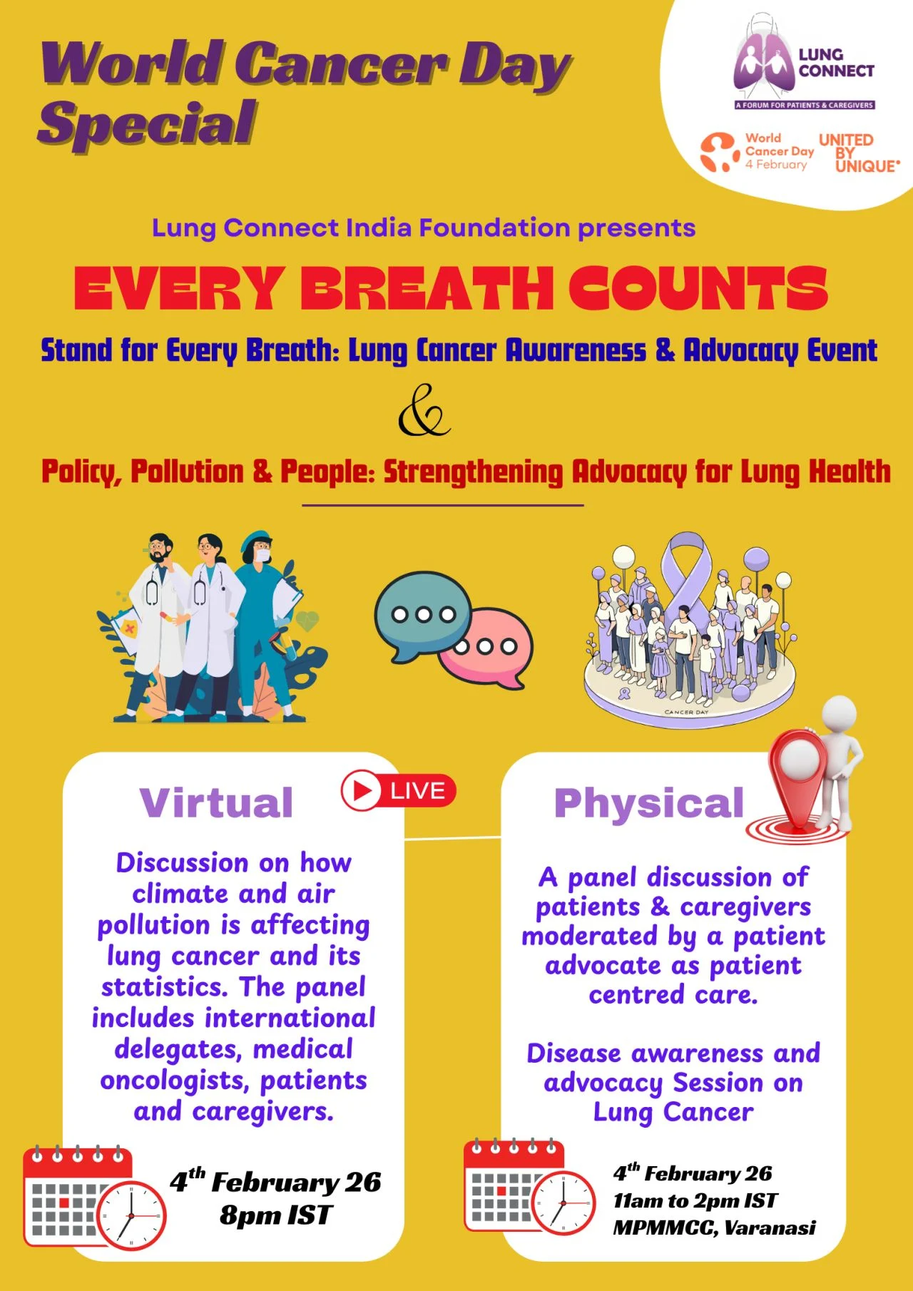 Raising Awareness and Amplifying Patient Voices on World Cancer Day - Lung Connect