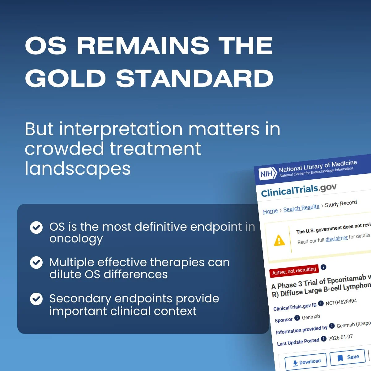 Nicholas Richardson: How Challenging Overall Survival Has Become in the Era of Multiple Effective Therapies