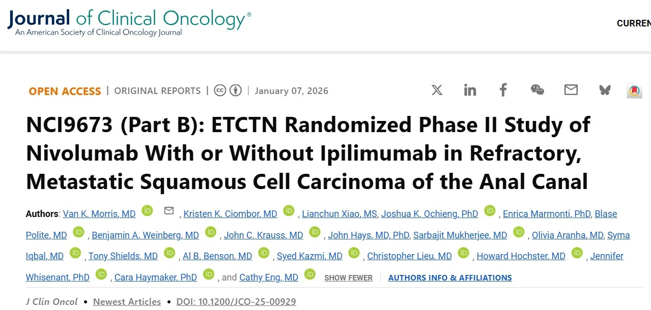 Sarbajit Mukherjee: NCI9673 Part B in Metastatic Anal Squamous Cell Carcinoma 2 Sarbajit Mukherjee: NCI9673 Part B in Metastatic Anal Squamous Cell Carcinoma