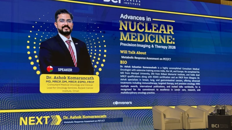 Ashok Sebastian Komaranchath: Bringing the Oncology Clinicians’ Perspective to PET-CT Metabolic Response at Abu Dhabi