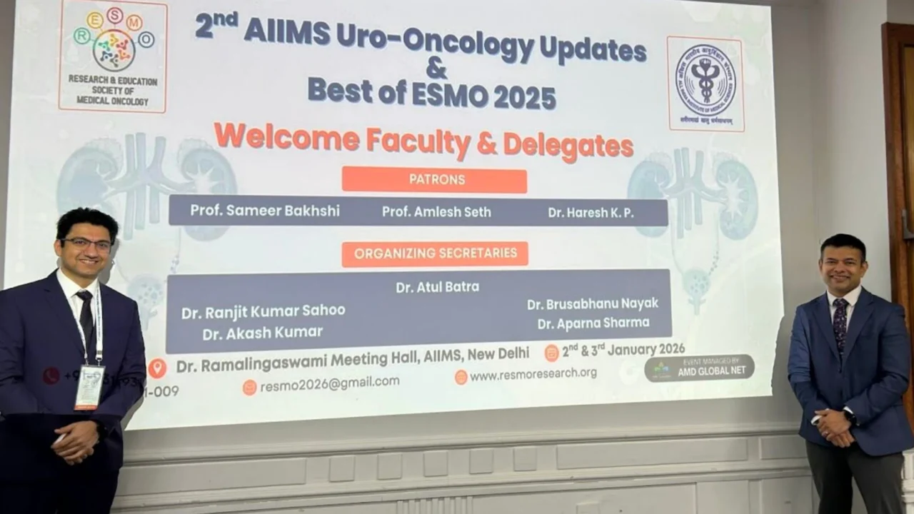 Sumanta Pal: Speaking at the Prestigious AIIMS New Delhi Uro-Oncology Updates Meeting