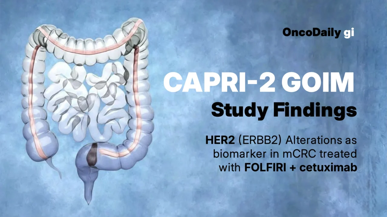 CAPRI-2 GOIM Exploratory Analysis: HER2 (ERBB2) Alterations Signal Inferior Outcomes With 1L FOLFIRI + Cetuximab in mCRC