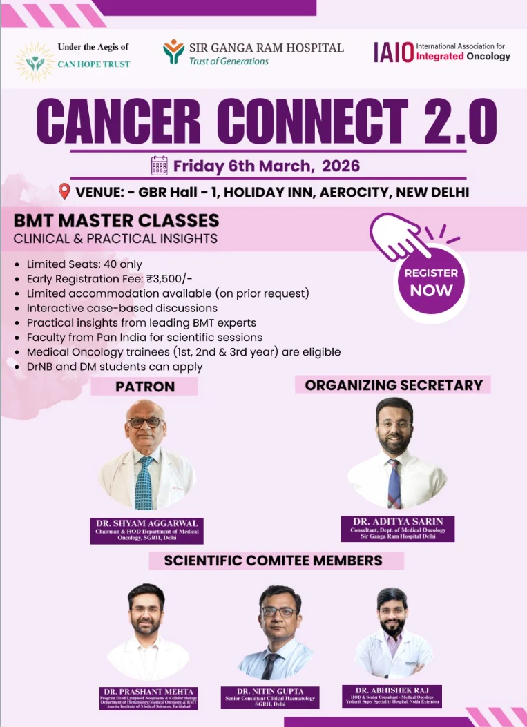 Aditya Sarin: Cancer Connect 2.0 Brings Experts Together on March 26