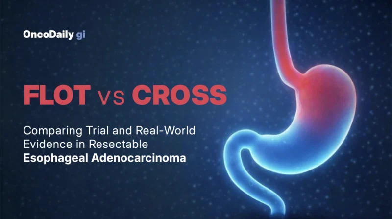 Resectable Esophageal Adenocarcinoma: A Comparative Analysis of Divergent Outcomes With FLOT and CROSS in Trial and Real-World Settings