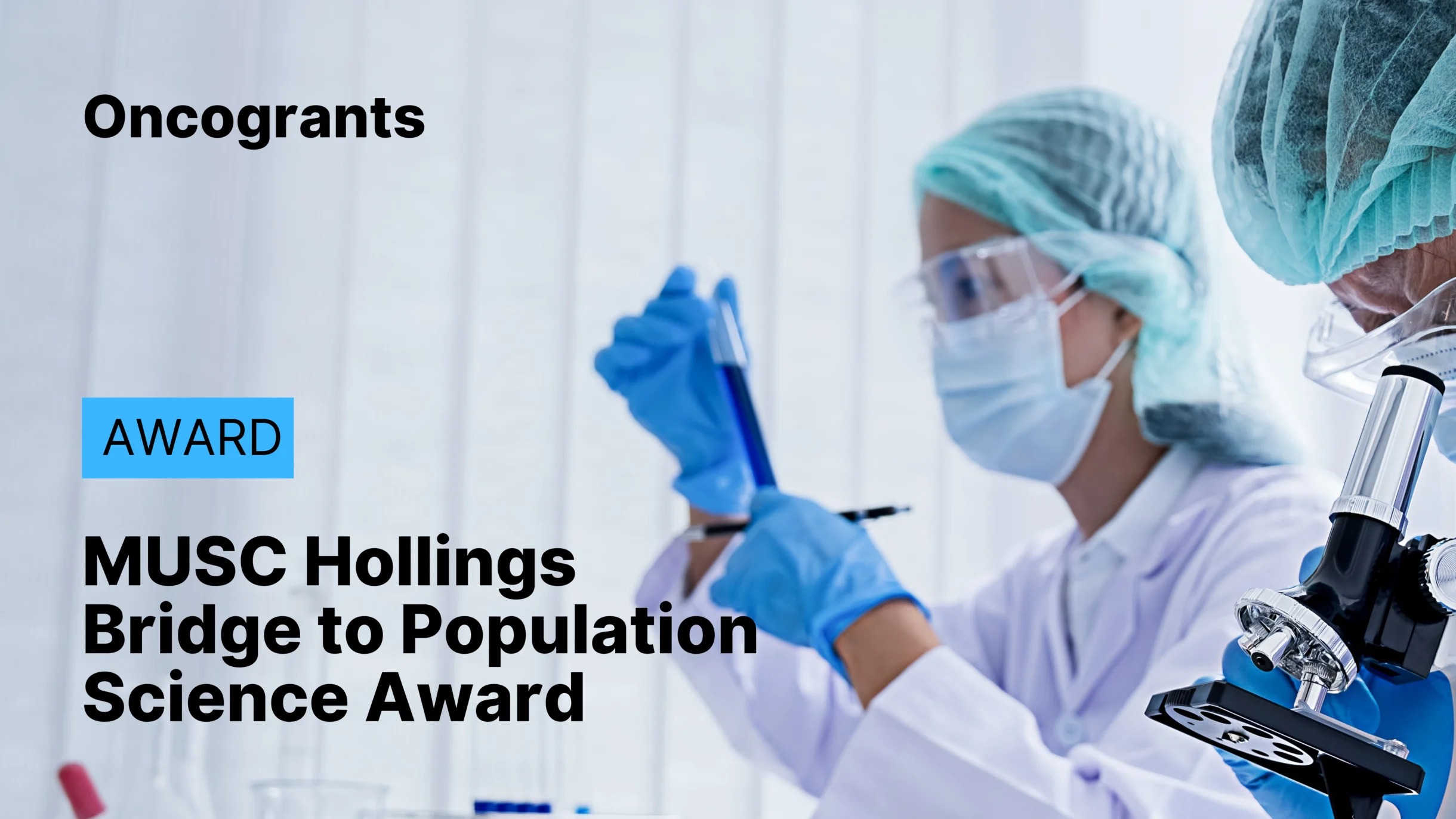 MUSC Hollings Bridge to Population Science Award