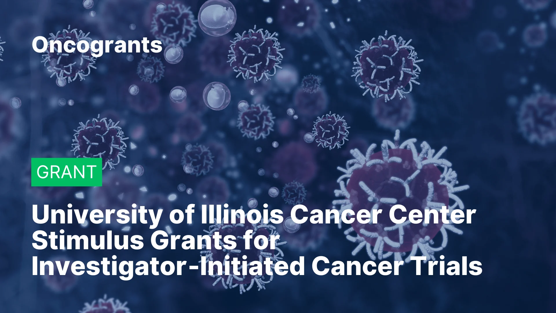 University of Illinois Cancer Center Stimulus Grants for Investigator‑Initiated Trials (IITs) for Cancer